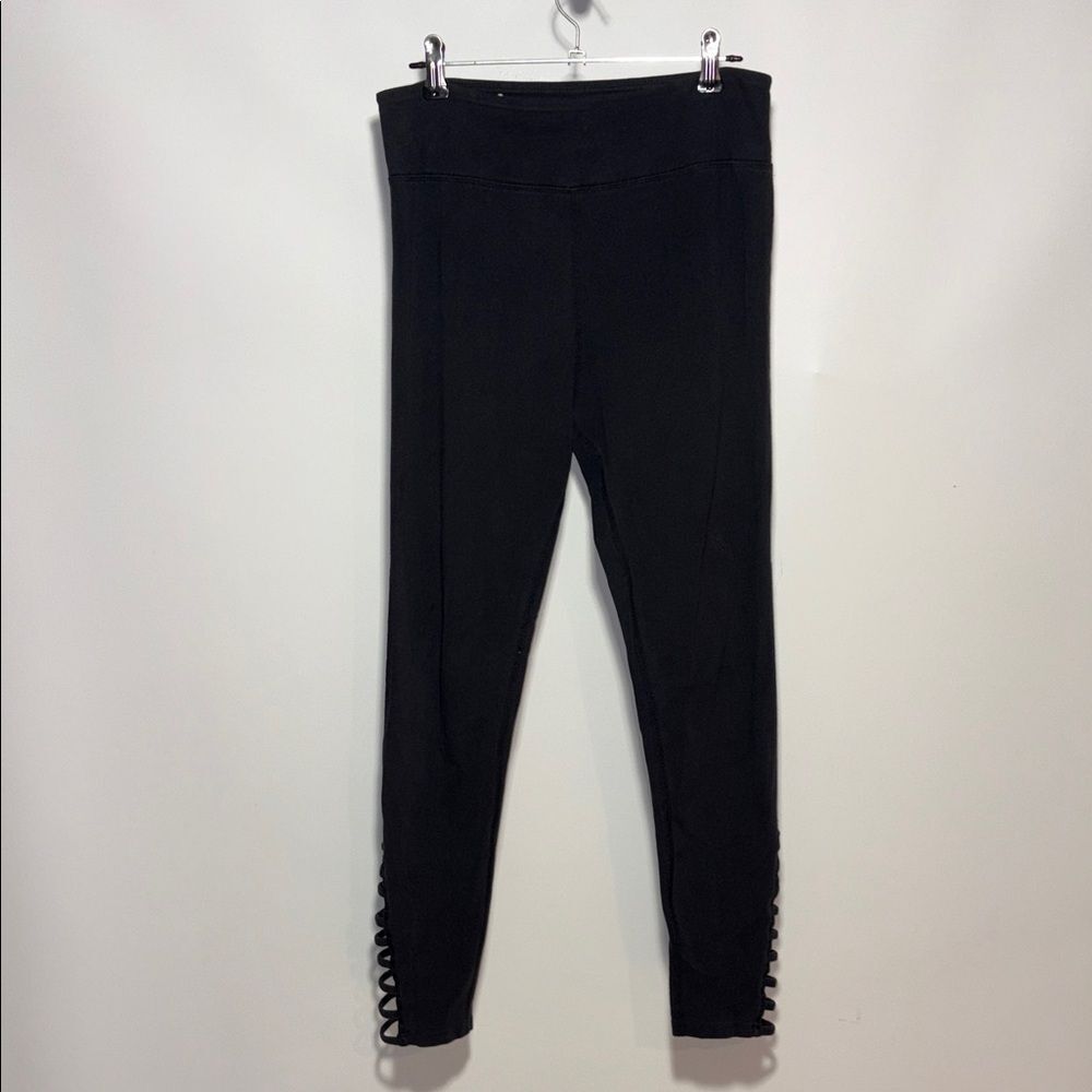 SO Black Leggings with Side Cutouts